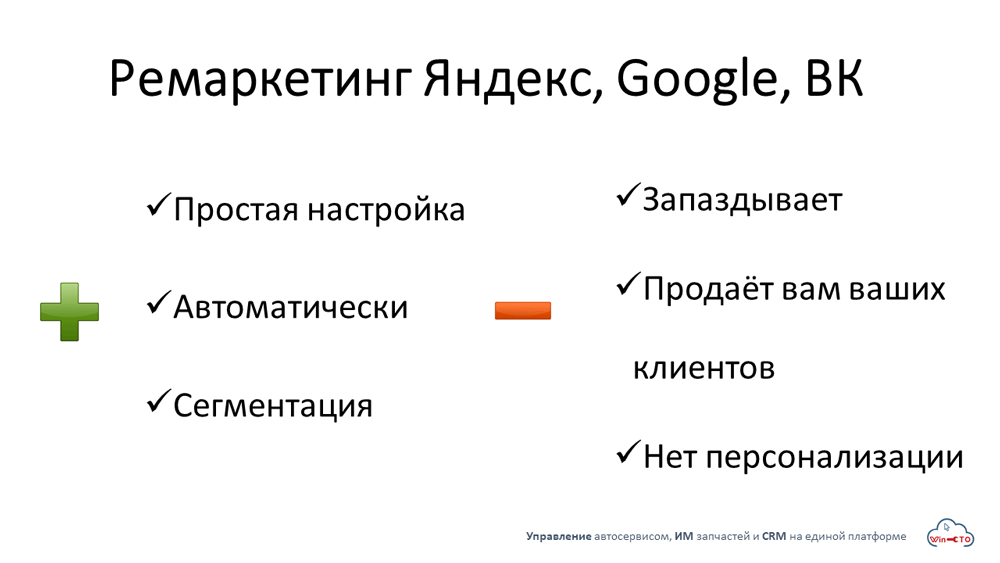 Ремаркетинг Яндекс Google ВК простая настройка сегментация  в Казани